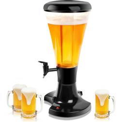 Goplus with LED Lights Beverage Dispenser 0.79gal