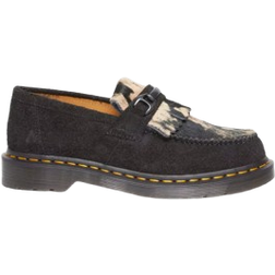 Dr. Martens Adrian Snaffle Suede & Hair-On Loafers - Black/Beige