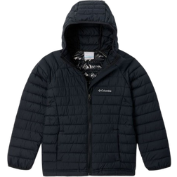 Columbia Girl's Powder Lite II Hooded Jacket- Black