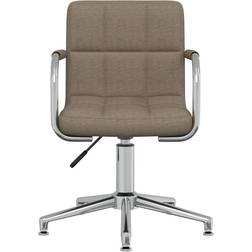 vidaXL Swivel Taupe Kontorsstol 88.5cm