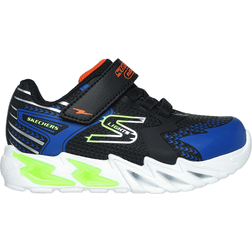 Skechers Toddler S Lights Flex-Glow Bolt - Black/Blue