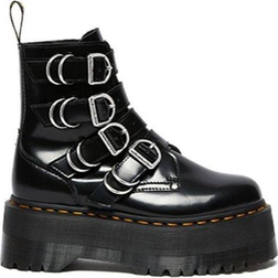 Dr. Martens Jadon Max Hardware Leather Platform Boots - Black/Buttero