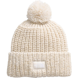 The North Face Cozy Chunky Cabin Beanie - Gardenia White/Gravel/Khaki Stone