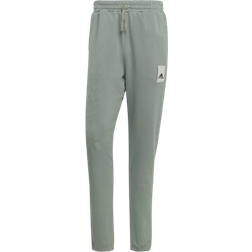 Adidas Men's Lounge Fleece Pants - Silver Green