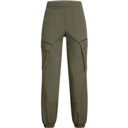 Under Armour Women's Unstoppable Cargo Pants - Marine OD Green/Black