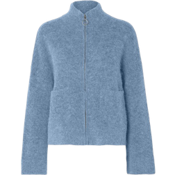 Selected Sia Ras Wool Blend Cardigan - Endless Sky