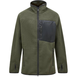 Peak Performance Pile Zip Jacket - Pine Needle
