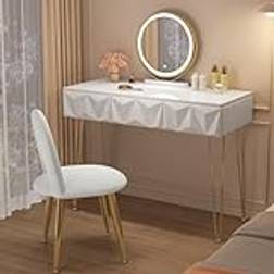 EUGAD Med LED-Belysning 3 Ljusfärger Sminkbord