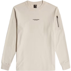 G-Star P 3 Tweeter Long Sleeve T-shirt - Whitebait