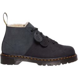 Dr. Martens Church Monkey Boot - Black Nubuck Men's