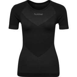 Hummel First Seamless Shirt - Donkergrijs/Zwart