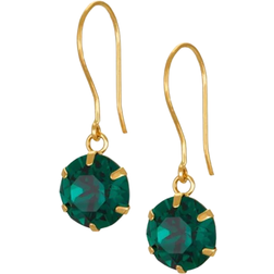 Guldfynd Earrings - Gold/Emerald