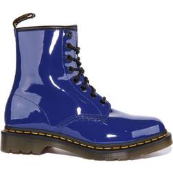 Dr. Martens 1460 Women's Patent Leather Lace Up Boots - Blue