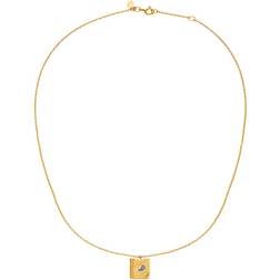 Maanesten Little Big Dreams Necklace - Gold/Blue/Transparent