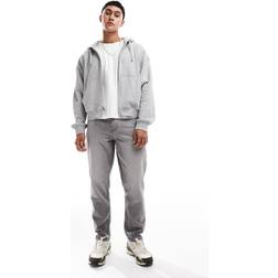 ASOS DESIGN tapered fit jean in grey