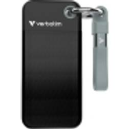 Verbatim Pocket SSD USB 3.2 Gen 2 1TB Black/Grey