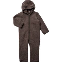 Huttelihut Overall Ullfleece Brown Melange m. Öron år (92) Overall