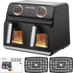 tectake Heißluftfritteuse Samurai 2400W