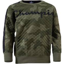 Champion Junior Crewneck Sweatshirt - Patterned/Green