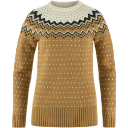 Fjällräven Övik Knit Sweater Buckwheat - Brown Chalk White