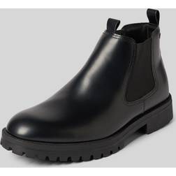 Jack & Jones Faux Leather Chunky Chelsea Boot Black