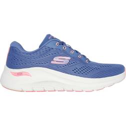 Skechers Arch Fit 2.0 Big League Trainers - Blue/Pink