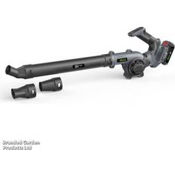 Garden Gear 20V Cordless Leaf Blower, Multi-Speed, Powerful Li-Ion Battery, Quick Charge, Lightweight & Ergonomic With 5 Nozzle One Size