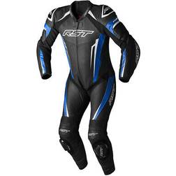 Rst Tractech Evo MC Leather Suit Blue-Black-White Man