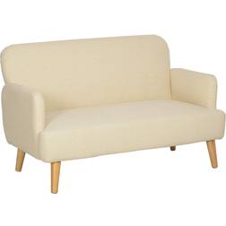 Rosdorf Park Loveseat Cream 79 cm H X 130 cm W X 74 cm D Sofa