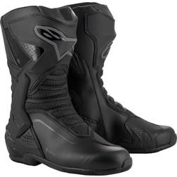 Alpinestars SMX-6 V3 GTX, Gore-Tex motorcycle boots and shoes, Black-Dark Grey