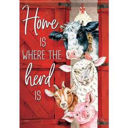 Carson Friends Farm Animals Garden Flag 31.8x45.7cm