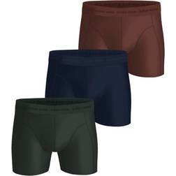 Björn Borg Microfiber Boxer 3-pack - Green/Navy/Brown