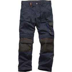 Scruffs 32s navy blue worker non-holster lightweight work trousers t54833