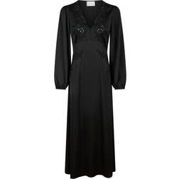 Neo Noir Forudbestilling Coco Soft Satin Dress 163739 Black sort S/36