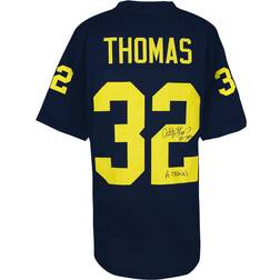 Schwartz Sports Memorabilia Anthony Thomas Signed Navy Custom College Football Jersey