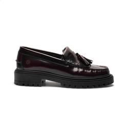 Playboy Playboy Footwear Lula Loafers, Bordo Polido