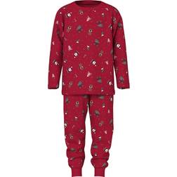 Name It Vismas Christmas Nightset - Jester Red (13234981)