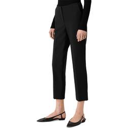 Emporio Armani Stretch Gabardine 7/8 Trousers - Black