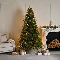 Festive 6ft Miller's Lake Pine Green Christmas Tree 180cm