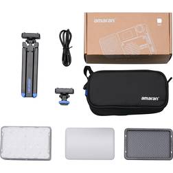 Aputure Amaran Ace 25c 25W RGBWW On-Camera LED Light Kit Silver