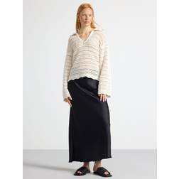 Lindex Maxi Skirt In Satin