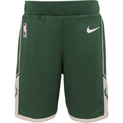 Nike Jr Milwaukee Bucks Hunter Green Icon Replica Shorts