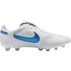 Nike Premier 3 FG Low Top M - White/Signal Blue