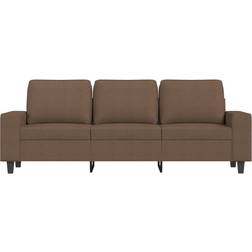 vidaXL Relaxation Brown Sofa 214cm 3-Sitzer