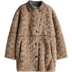 H&M Fluffy Coat - Beige