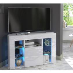 Furneo Venico02 White TV Bench 100x68cm