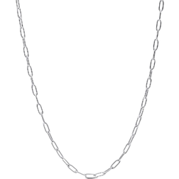 Pandora Elongated Link Chain Necklace - Silver