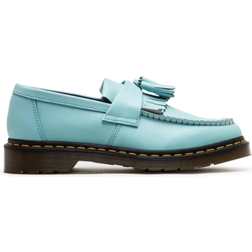 Dr. Martens Adrian Yellow Stitch Smooth Leather Tassel Loafers - Card Blue