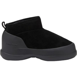 Moon Boot Luna Low Suede Boots - Black