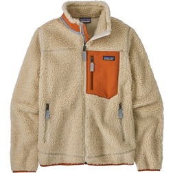 Patagonia Women's Classic Retro X Fleece Jacket - Dark Natural w/Redtail Rust